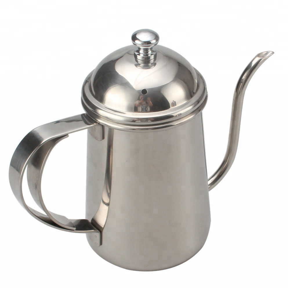 Налейте капельный чайник из нержавеющей стали с 1 Pour Over Drip Kettle Stainless Steel With 1